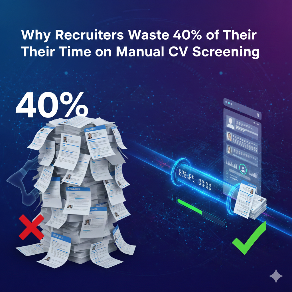 Why Recruiters Waste 40% of Their Time on Manual CV Screening